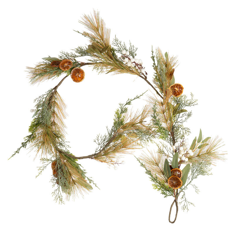 Garland with Orange Slices 153cm